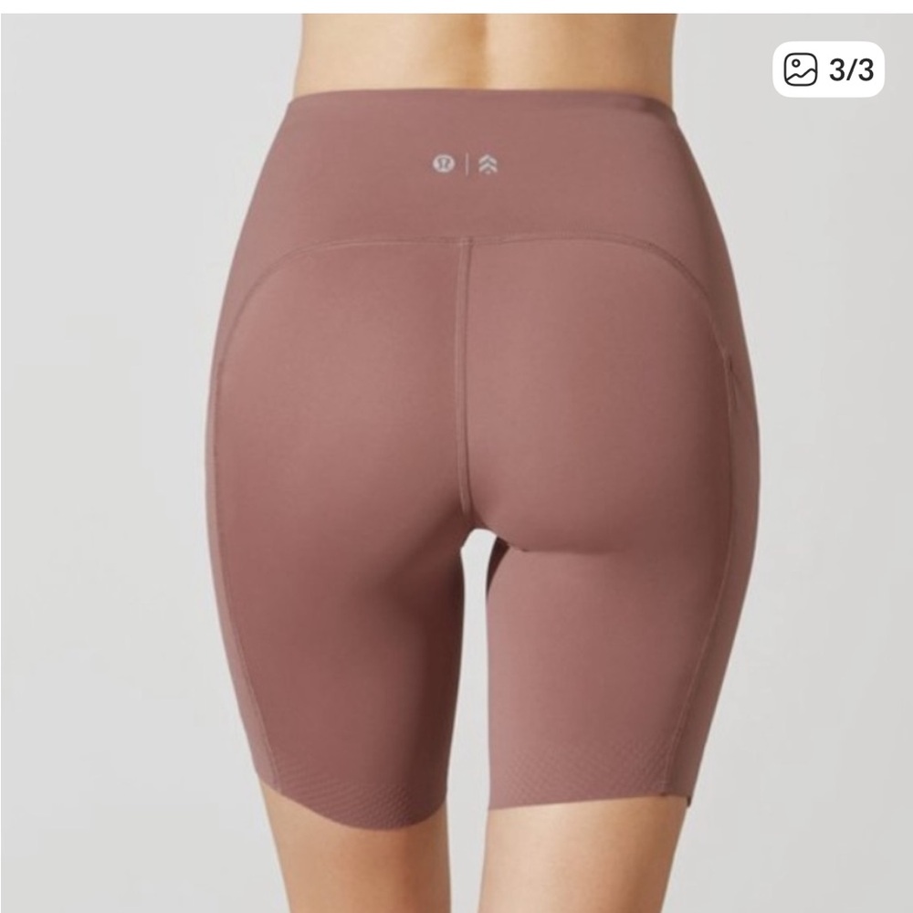 Lululemon biker shorts (Stronger As One HR Short)